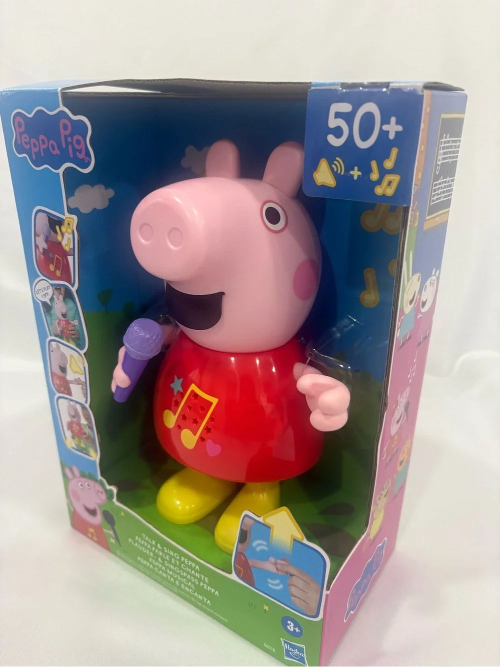 Peppa Pig Musical Singing Figure - Pink, Red, Yellow